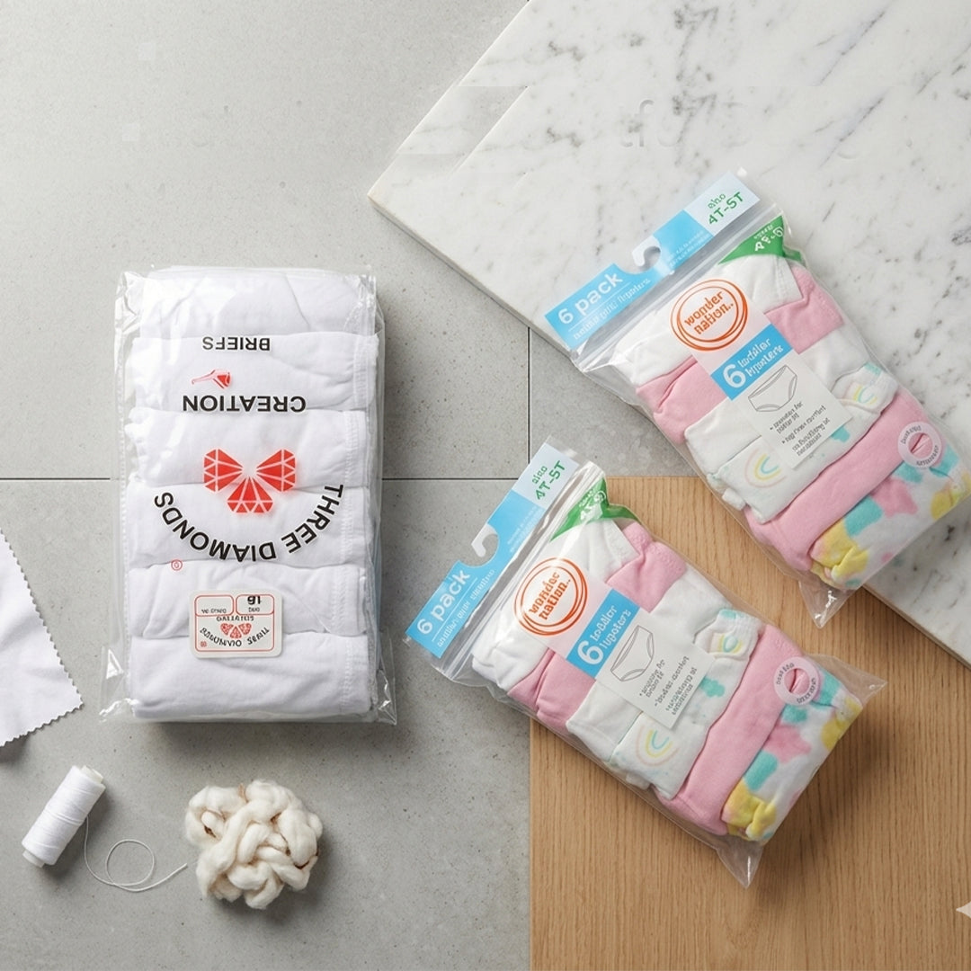 WONDER NATION  PANTY PACK 2T 5T