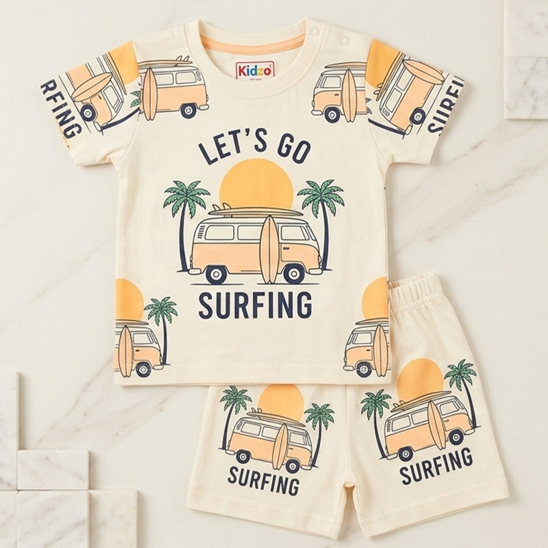 KIDZO BABA SUIT PRINTED ZERO
