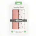 KIDZO BABY 2PCS SWADDLING  BLANKET BOX
